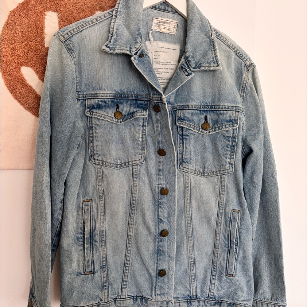 Current/Elliott Light Blue Denim Jacket